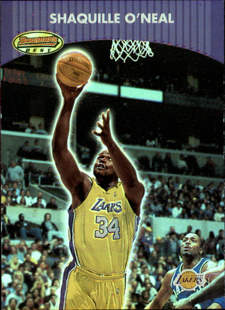 2000-01 Bowman's Best #34 Shaquille O'Neal