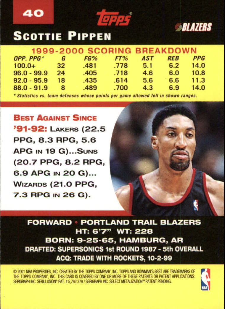 Scottie Pippen cards (1989-2019) Bulls Blazers - You Choose - Bild 181 von 239