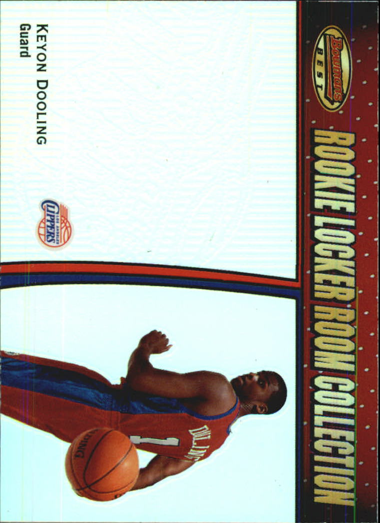 2000-01 Bowman's Best Rookie Locker Room Collection #LRC10 Keyon Dooling
