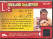 2000-01 Bowman's Best Rookie Locker Room Collection #LRCR15 Jason Collier JSY back image
