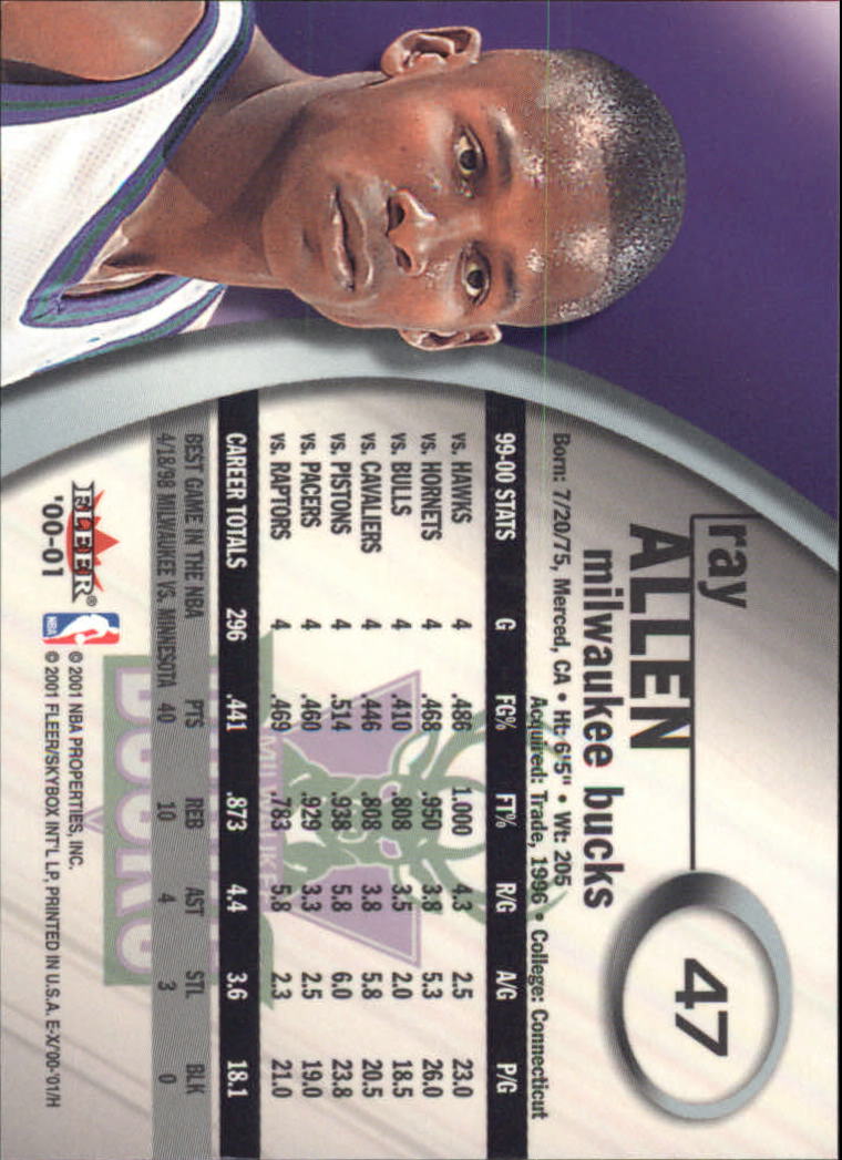 Ray Allen cards (1997-2021) Bucks Celtics Sonics Heat - Picture 85 of 349