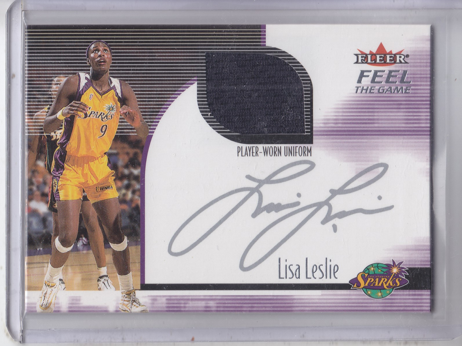 2001 Ultra WNBA Feel the Game #5 Lisa Leslie