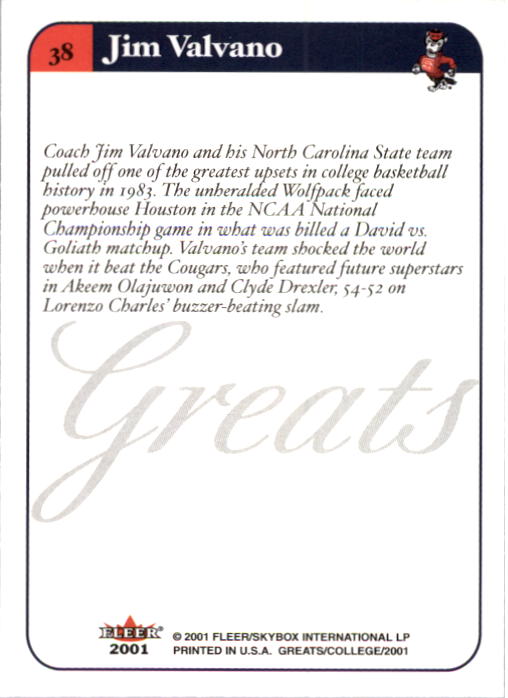 A4391- 2001 Greats of the Game Basketball #s 1-84 -You Pick- 15+ FREE US SHIP - Picture 69 of 137