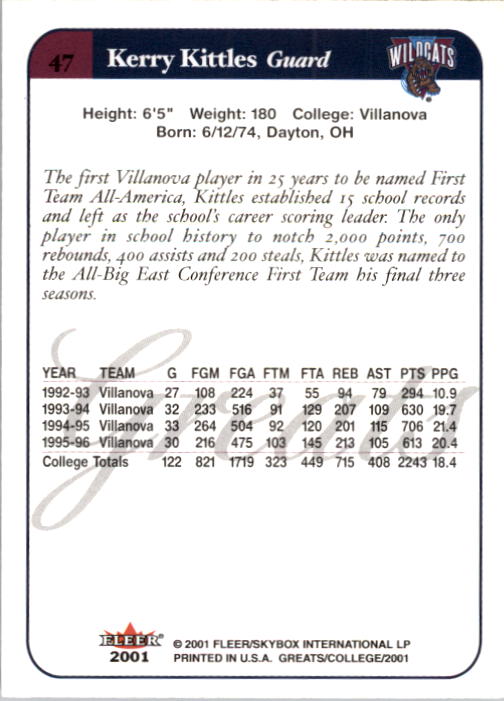 A4391- 2001 Greats of the Game Basketball #s 1-84 -You Pick- 15+ FREE US SHIP - Picture 81 of 137