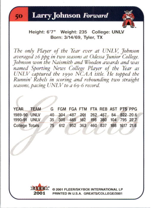A4391- 2001 Greats of the Game Basketball #s 1-84 -You Pick- 15+ FREE US SHIP - Picture 85 of 137