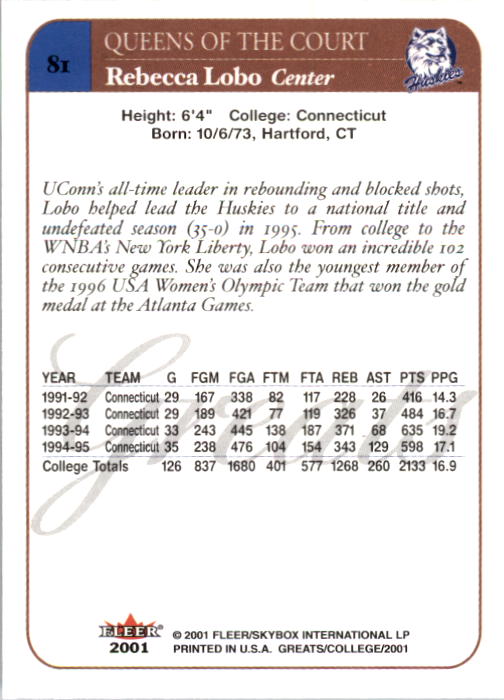 A4391- 2001 Greats of the Game Basketball #s 1-84 -You Pick- 15+ FREE US SHIP - Picture 129 of 137