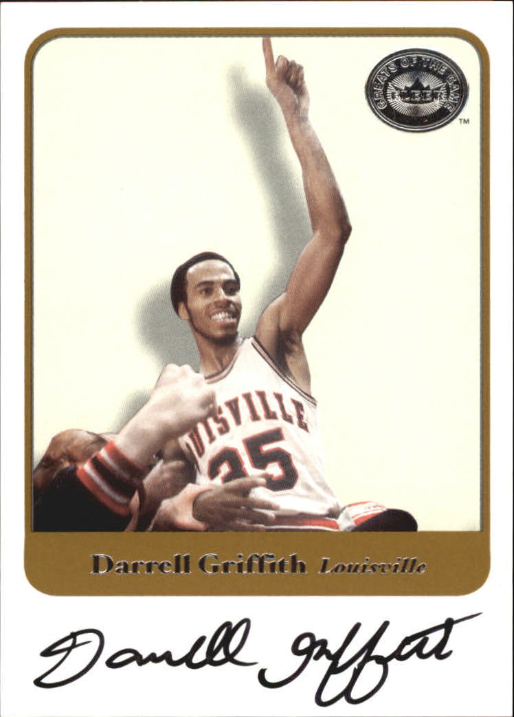 2001 Greats of the Game Autographs #20 Darrell Griffith