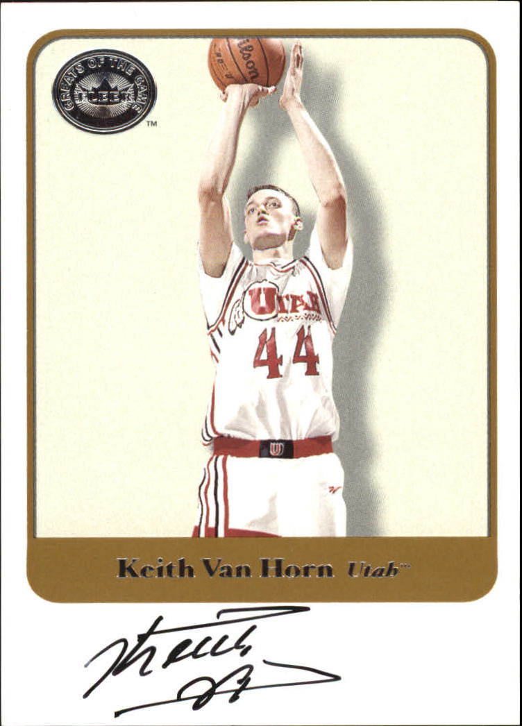 2001 Greats of the Game Autographs #59 Keith Van Horn