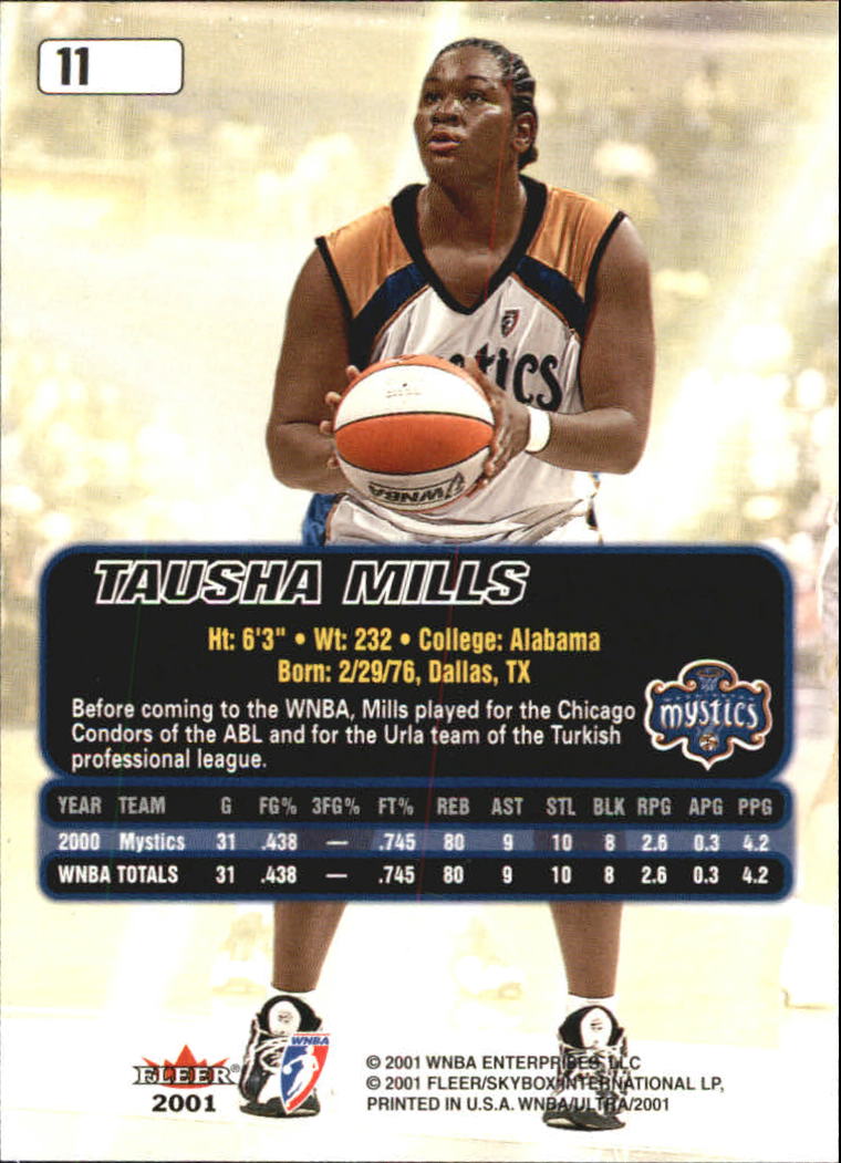 B2688- 2001 Ultra WNBA Basketball Card #s 1-116 -You Pick- 15+ FREE US SHIP - Picture 11 of 117