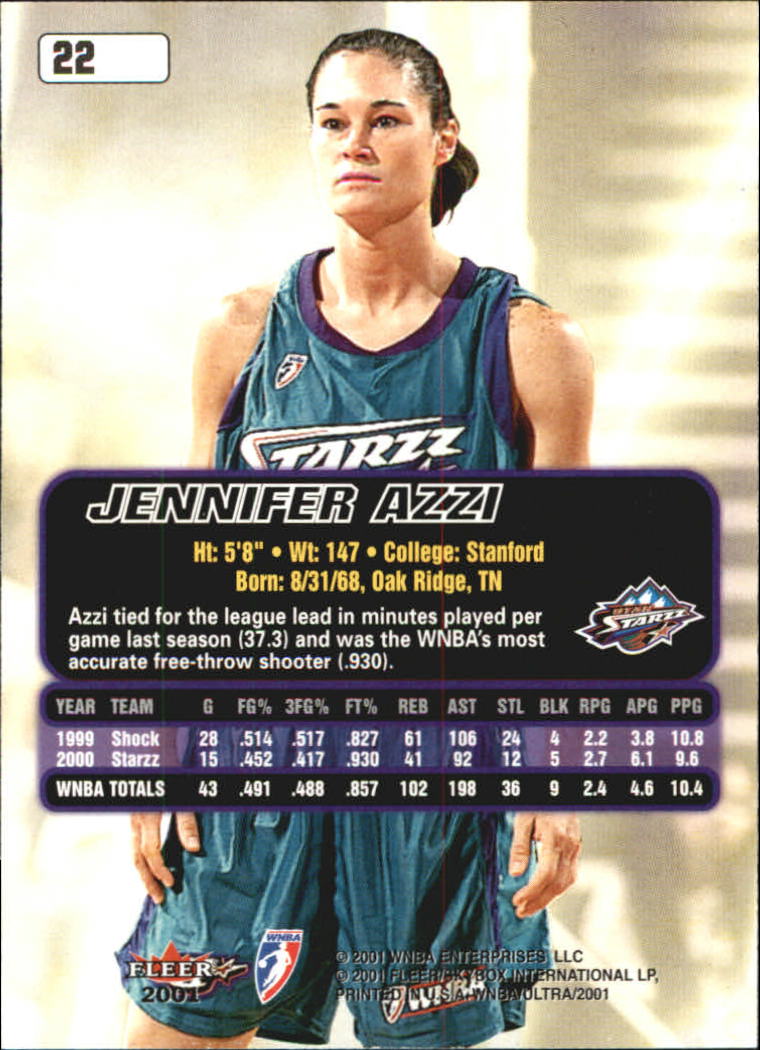 B2688- 2001 Ultra WNBA Basketball Card #s 1-116 -You Pick- 15+ FREE US SHIP - Picture 25 of 117