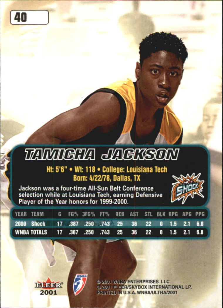 B2688- 2001 Ultra WNBA Basketball Card #s 1-116 -You Pick- 15+ FREE US SHIP - Picture 43 of 117