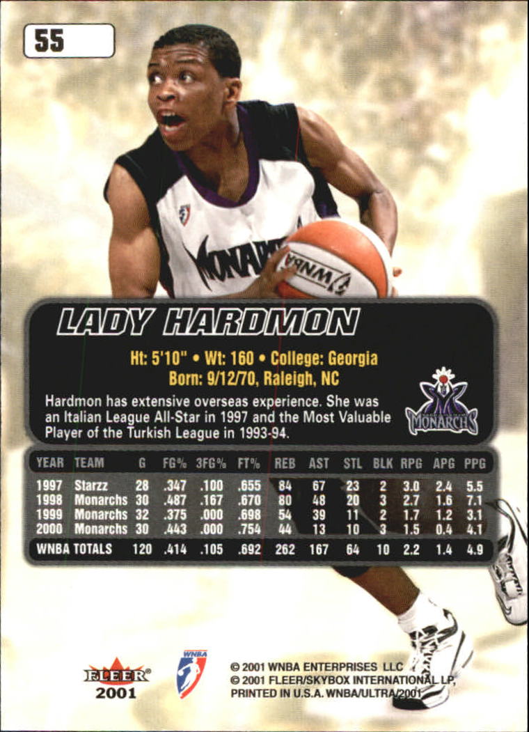 B2688- 2001 Ultra WNBA Basketball Card #s 1-116 -You Pick- 15+ FREE US SHIP - Picture 61 of 117