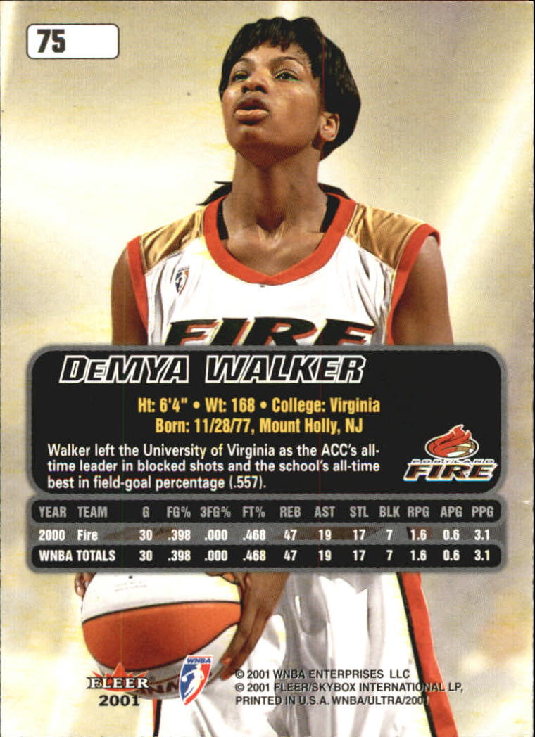 B2688- 2001 Ultra WNBA Basketball Card #s 1-116 -You Pick- 15+ FREE US SHIP - Picture 87 of 117