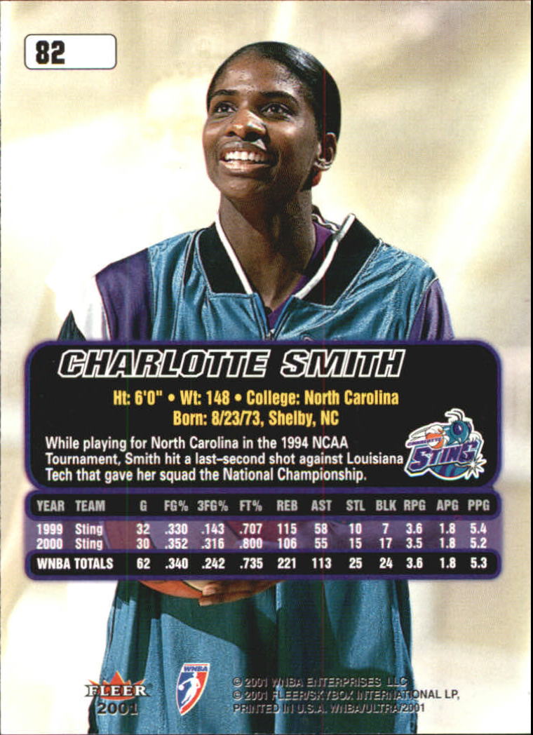 B2688- 2001 Ultra WNBA Basketball Card #s 1-116 -You Pick- 15+ FREE US SHIP - Picture 95 of 117