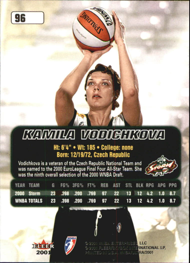 B2688- 2001 Ultra WNBA Basketball Card #s 1-116 -You Pick- 15+ FREE US SHIP - Picture 109 of 117