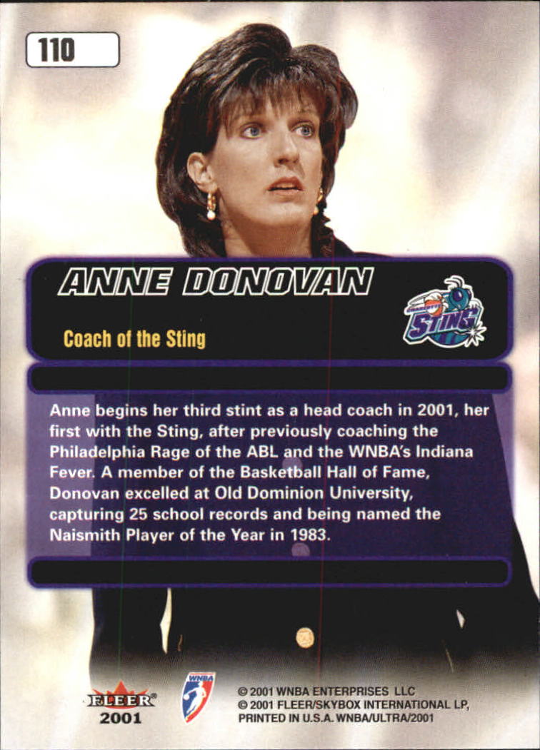 B2688- 2001 Ultra WNBA Basketball Card #s 1-116 -You Pick- 15+ FREE US SHIP - Picture 115 of 117