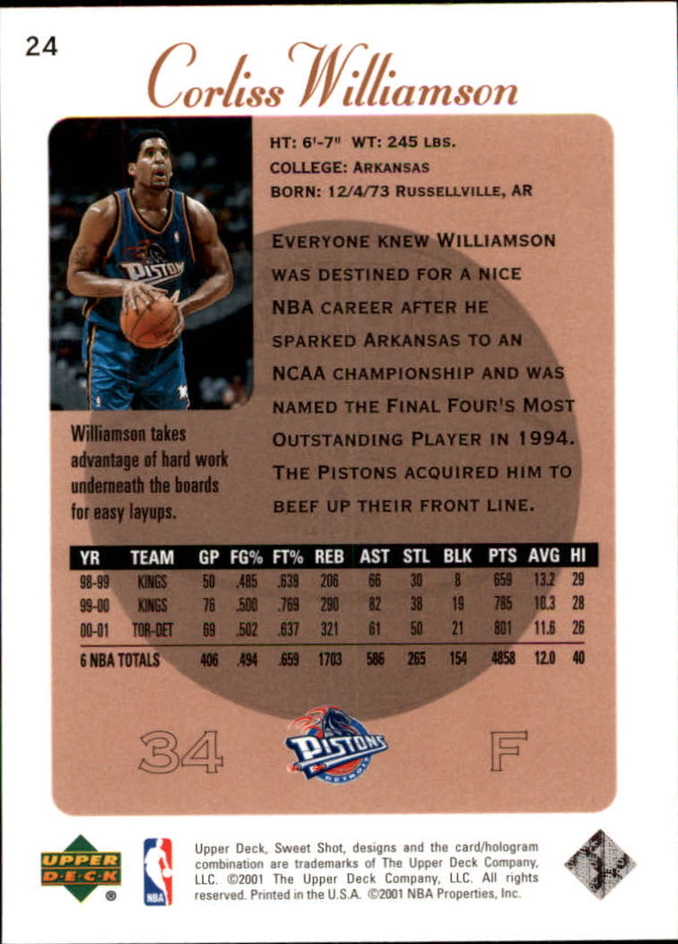A9802- 2001-02 Sweet Shot Basketball Card #a 1-92 -You Pick- 15+ FREE US SHIP - Picture 11 of 51