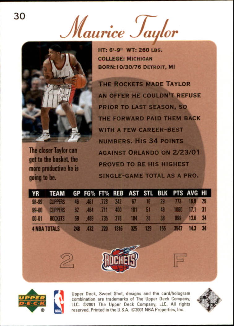 A9802- 2001-02 Sweet Shot Basketball Card #a 1-92 -You Pick- 15+ FREE US SHIP - Picture 15 of 51