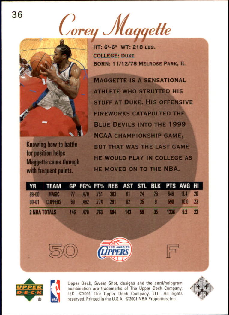 A9802- 2001-02 Sweet Shot Basketball Card #a 1-92 -You Pick- 15+ FREE US SHIP - Picture 23 of 51