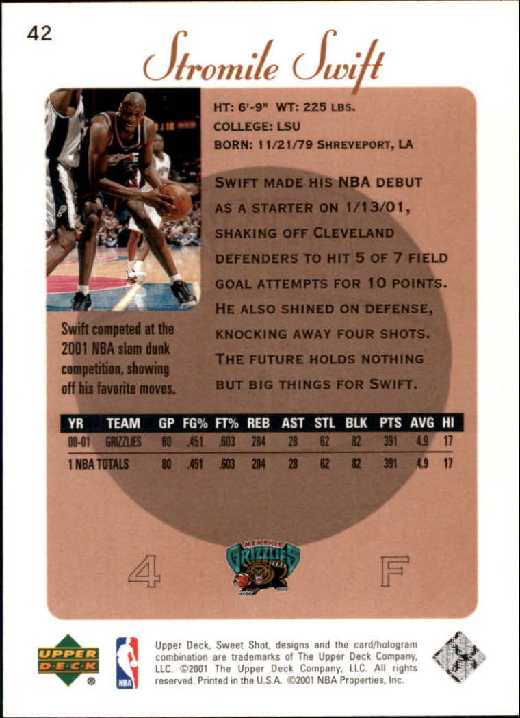 A9802- 2001-02 Sweet Shot Basketball Card #a 1-92 -You Pick- 15+ FREE US SHIP - Picture 25 of 51