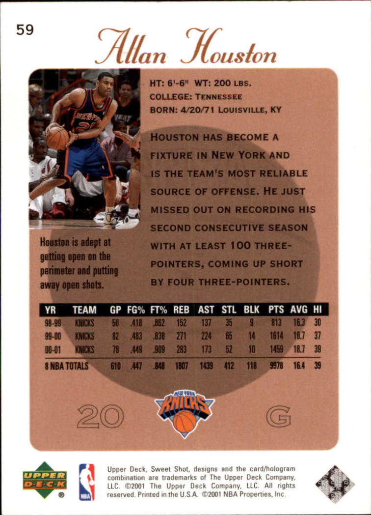 A9802- 2001-02 Sweet Shot Basketball Card #a 1-92 -You Pick- 15+ FREE US SHIP - Picture 31 of 51