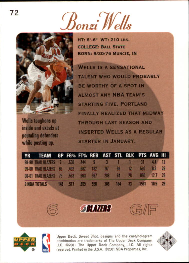 A9802- 2001-02 Sweet Shot Basketball Card #a 1-92 -You Pick- 15+ FREE US SHIP - Picture 35 of 51