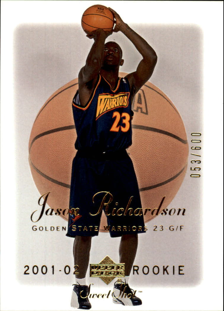 2001-02 Sweet Shot #118 Jason Richardson RC
