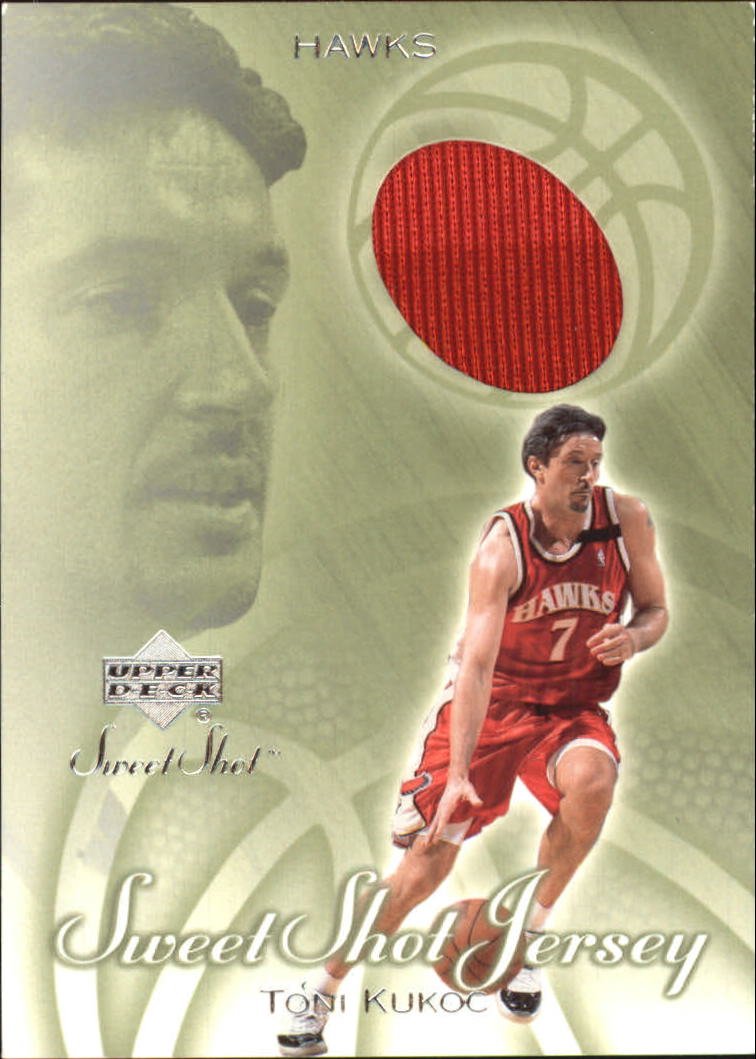 2001-02 Sweet Shot Game Jerseys #TK Toni Kukoc