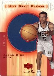 2001-02 Sweet Shot Hot Spot Floor #JKF Jason Kidd