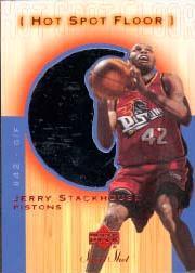 2001-02 Sweet Shot Hot Spot Floor #JSF Jerry Stackhouse