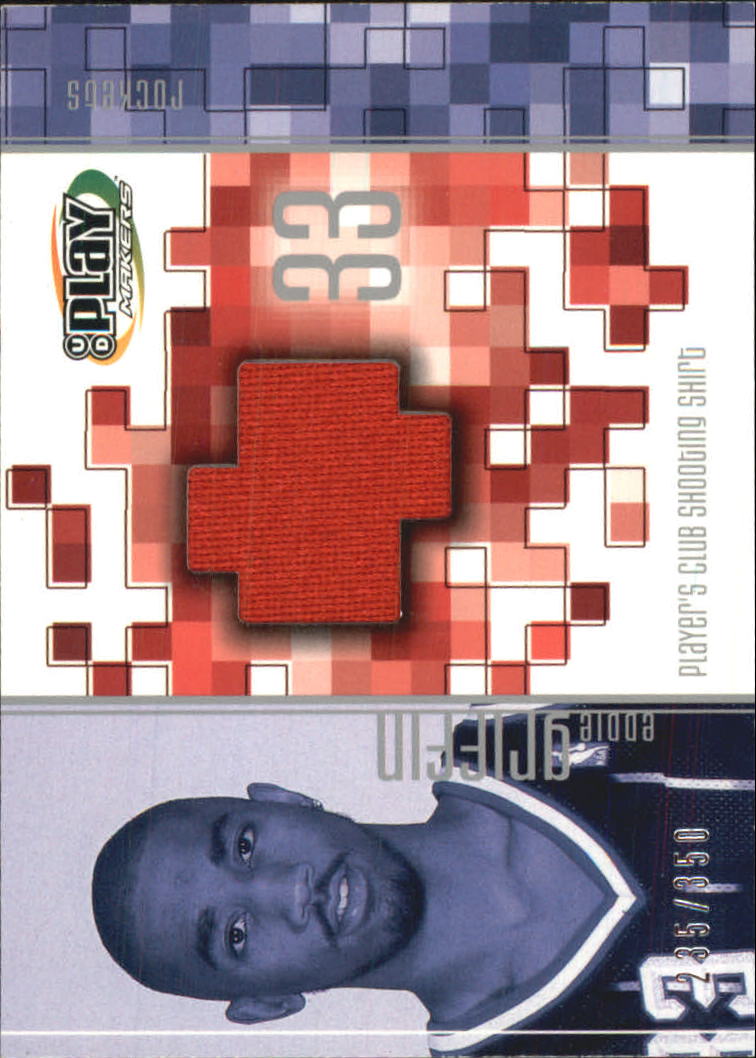 2001-02 Upper Deck Playmakers PC Shooting Shirt #EGS Eddie Griffin