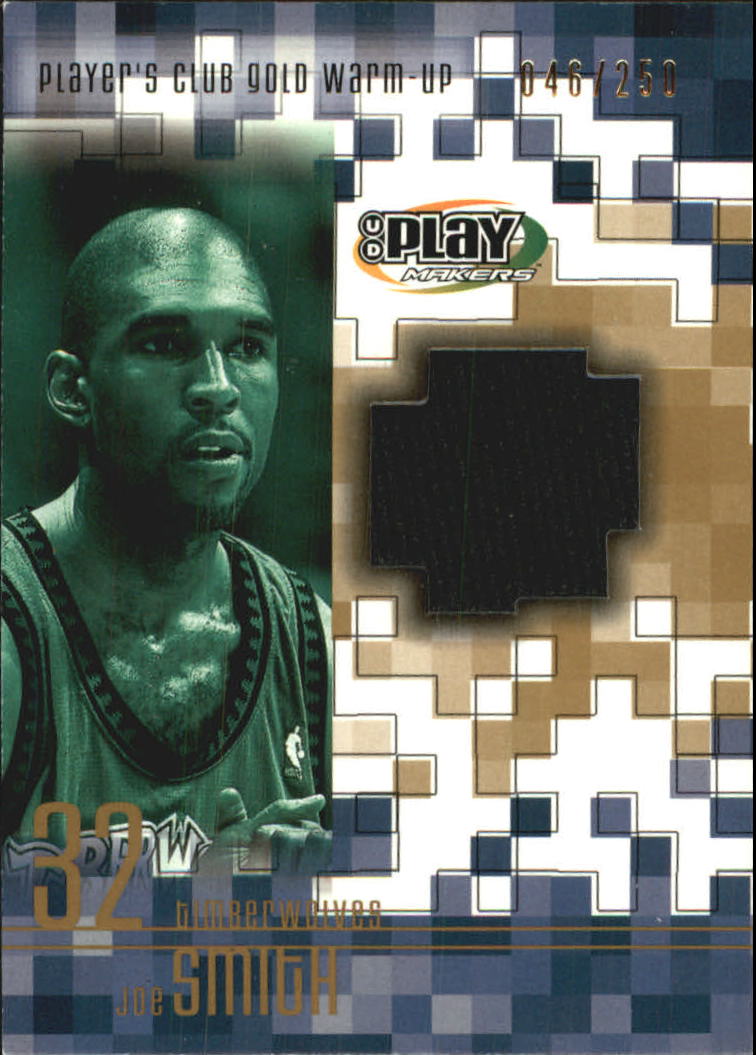 2001-02 Upper Deck Playmakers PC Warm Up Gold #JSGW Joe Smith