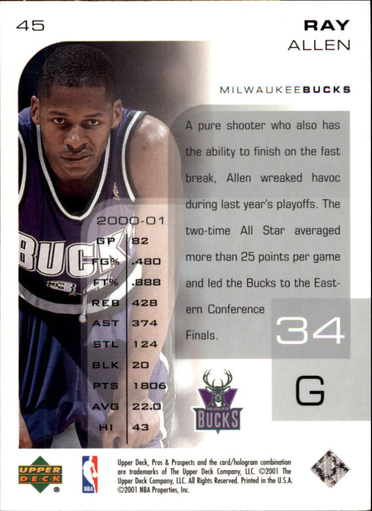 Ray Allen cards (1997-2021) Bucks Celtics Sonics Heat - Picture 141 of 349