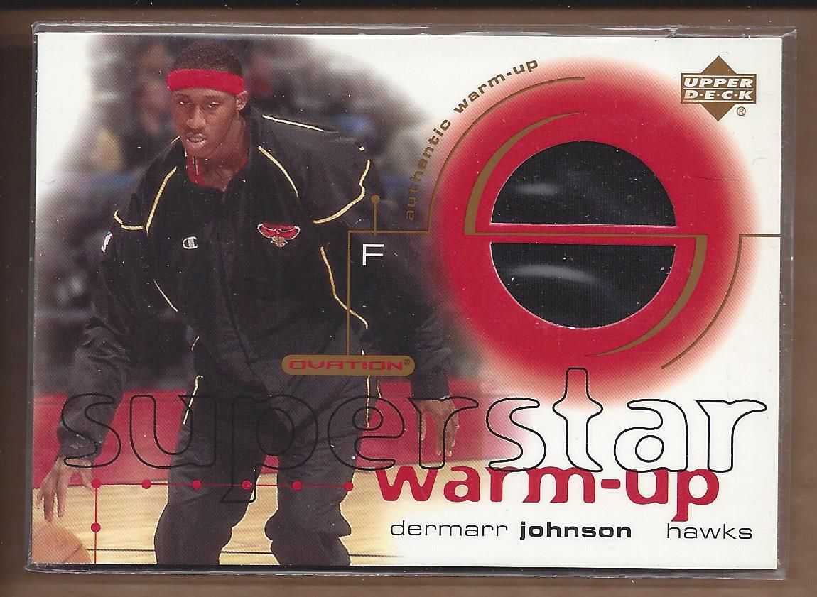 2001-02 Upper Deck Ovation Superstar Warm-Ups #DJ DerMarr Johnson