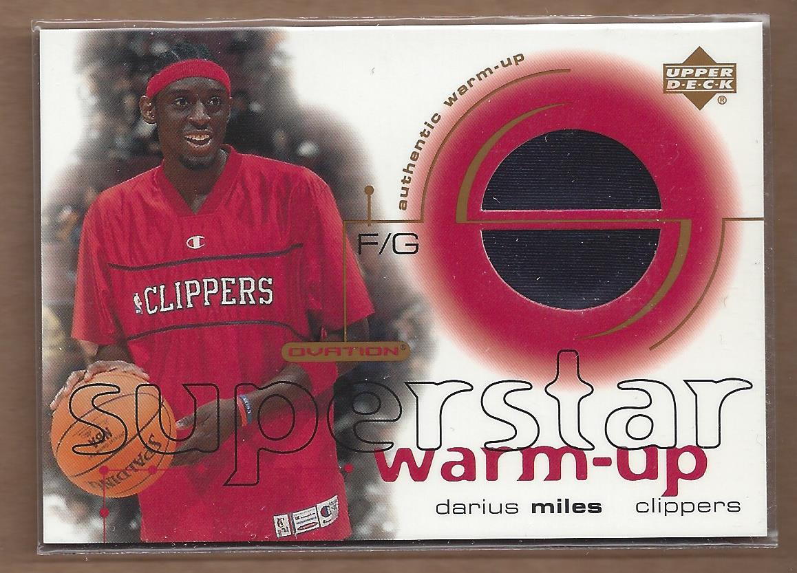 2001-02 Upper Deck Ovation Superstar Warm-Ups #DM Darius Miles