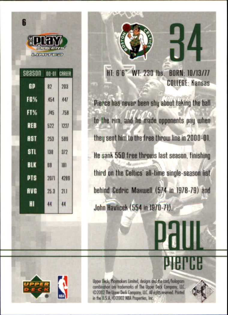 Paul Pierce cards (1999-2021) Celtics Nets - You Choose - Bild 69 von 360