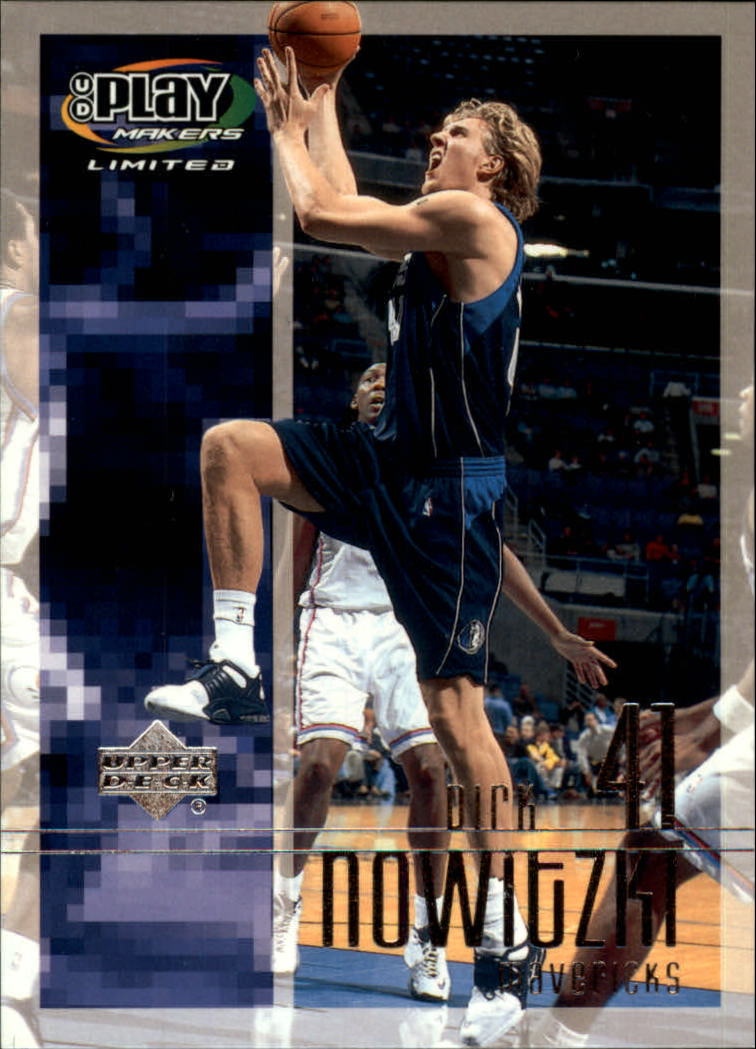 2001-02 Upper Deck Playmakers #17 Dirk Nowitzki