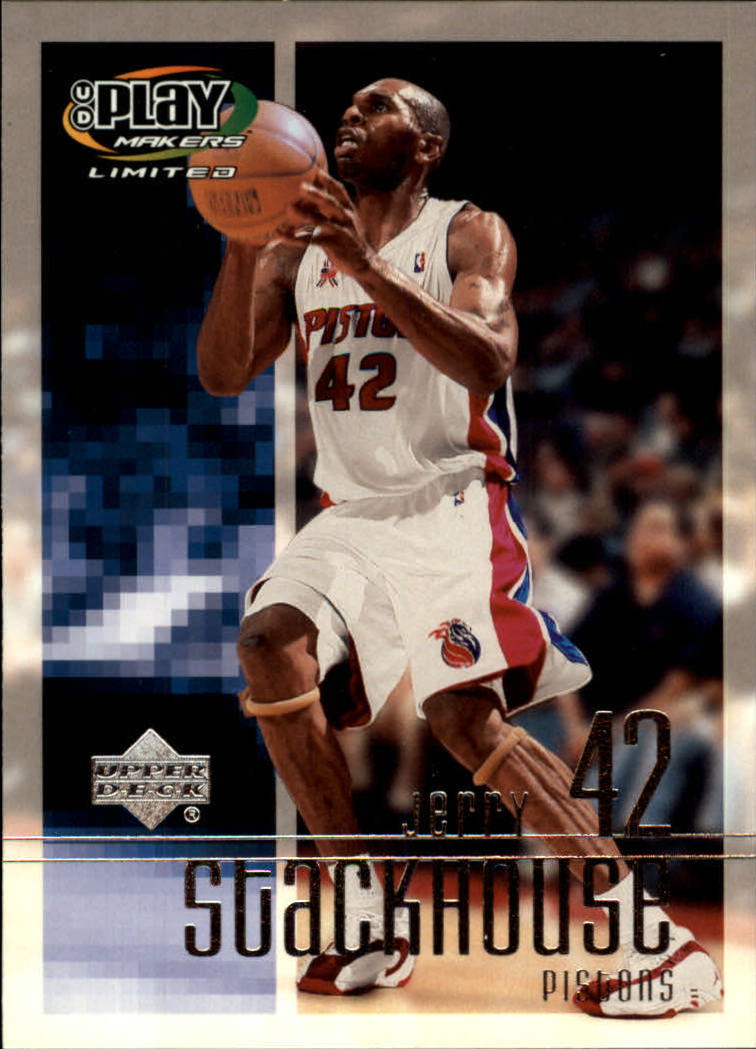 2001-02 Upper Deck Playmakers #23 Jerry Stackhouse