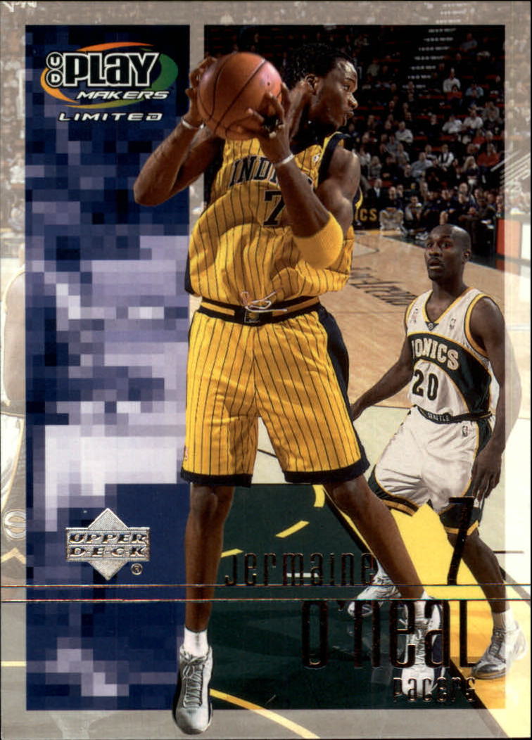 2001-02 Upper Deck Playmakers #34 Jermaine O'Neal