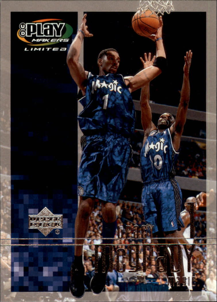 2001-02 Upper Deck Playmakers #67 Tracy McGrady