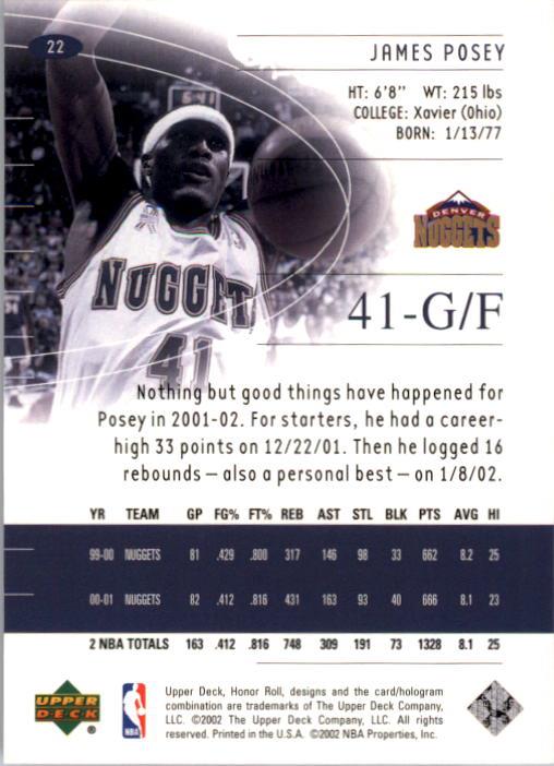 A9409- 2001-02 Upper Deck Honor Rolle BK Karten 1-90 -du Pick- 15 + Kostenlose - Bild 45 von 155