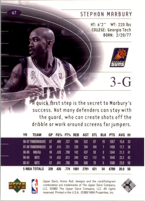 A9409- 2001-02 Upper Deck Honor Rolle BK Karten 1-90 -du Pick- 15 + Kostenlose - Bild 119 von 155