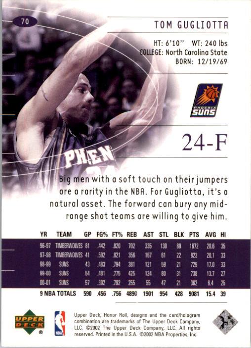 A9409- 2001-02 Upper Deck Honor Rolle BK Karten 1-90 -du Pick- 15 + Kostenlose - Bild 123 von 155