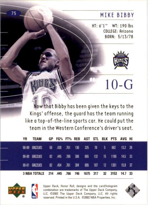 A9409- 2001-02 Upper Deck Honor Rolle BK Karten 1-90 -du Pick- 15 + Kostenlose - Bild 131 von 155