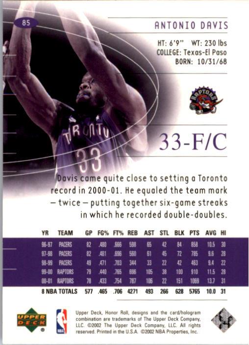 A9409- 2001-02 Upper Deck Honor Rolle BK Karten 1-90 -du Pick- 15 + Kostenlose - Bild 147 von 155