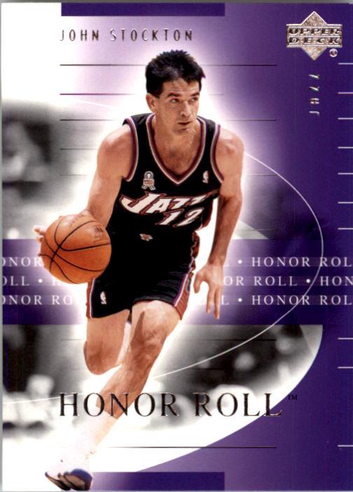 2001-02 Upper Deck Honor Roll #87 John Stockton