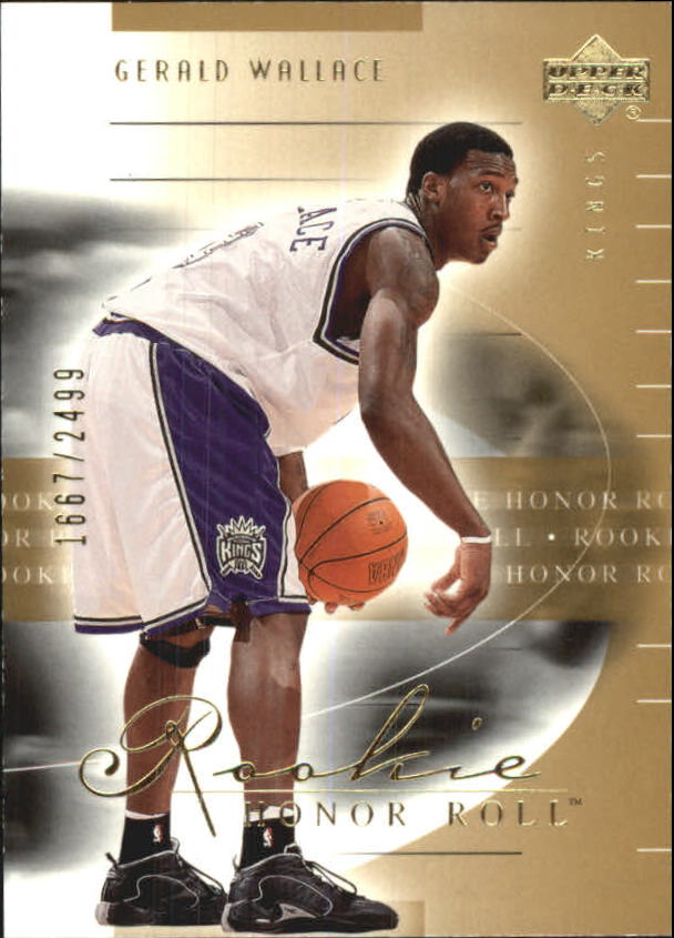 2001-02 Upper Deck Honor Roll #105 Gerald Wallace RC