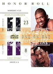 2001-02 Upper Deck Honor Roll #124 Jason Richardson JSY RC/Kobe Bryant JSY
