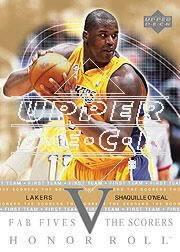 2001-02 Upper Deck Honor Roll Fab Five Scorers #F5S4 Shaquille O'Neal