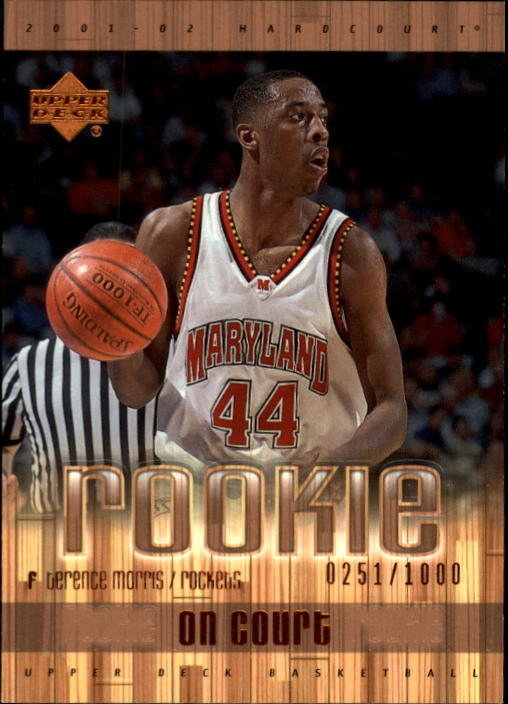 2001-02 Upper Deck Hardcourt #94A Terence Morris ON RC